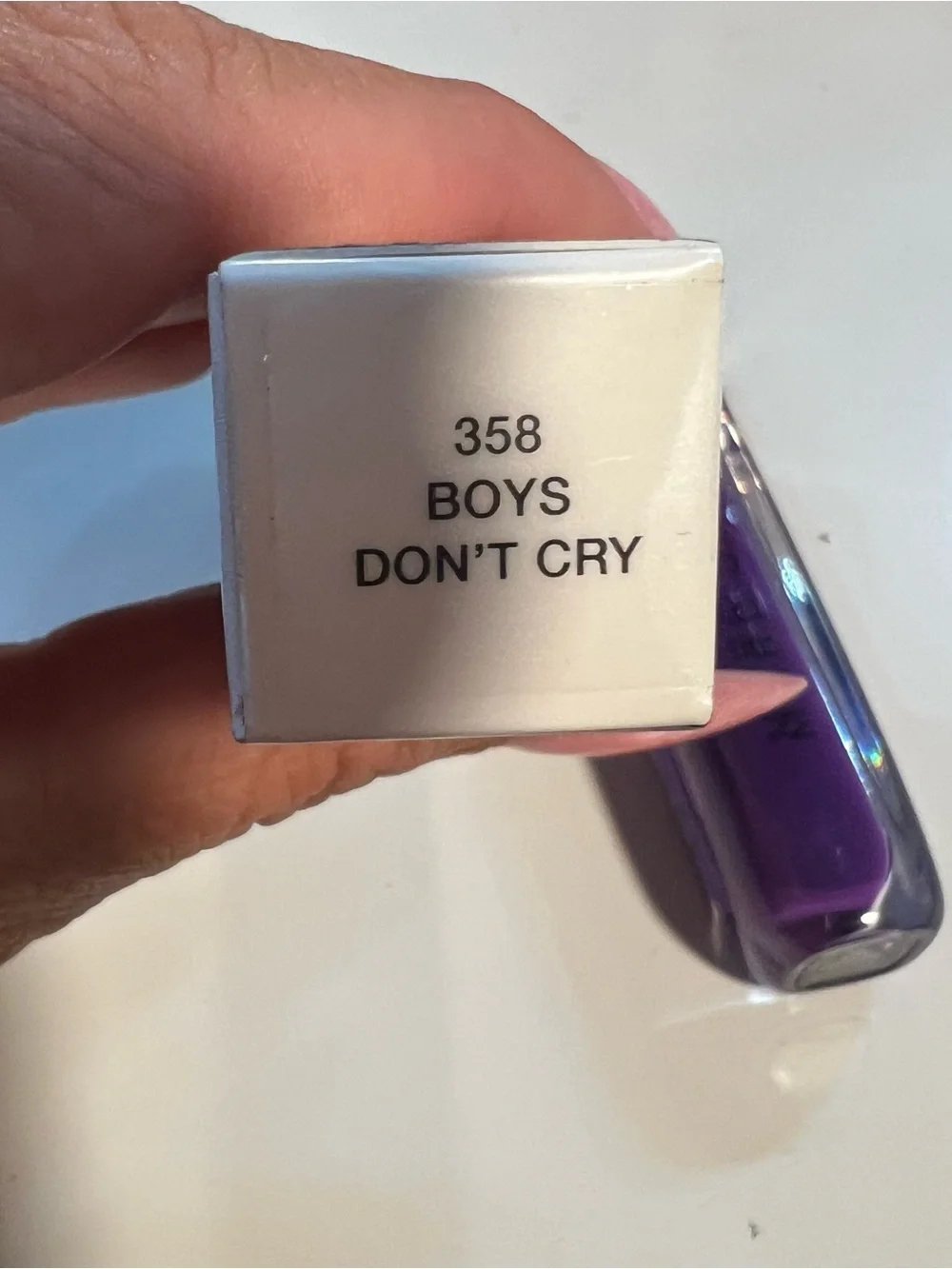 Marc Jacobs Enamored Hi-Shine Lip Gloss 358 Boys Don’t Cry Purple NEW 5ml